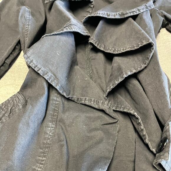 Y2k Double Zero Ruffled Blazer Jacket - Picture 3 of 6